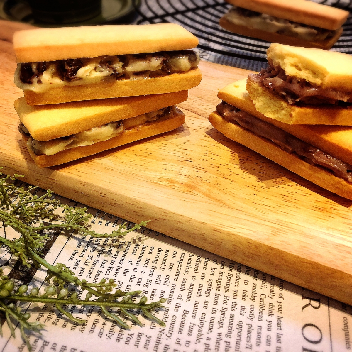 【終了しました】あんバターサンドとレーズンバターサンド【ランチ無し】