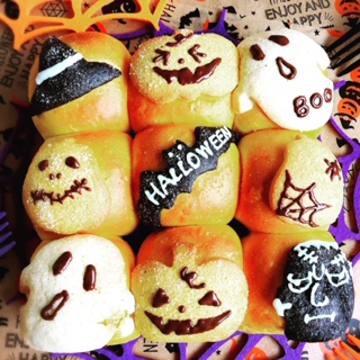 【終了しました】ハロウィンちぎりメロンパン