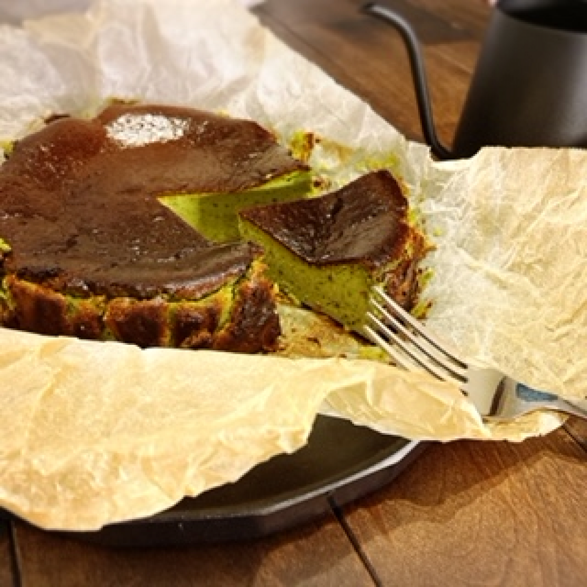【終了しました】おやつレッスン　抹茶のバスクチーズケーキ